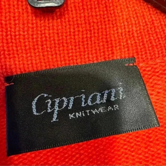 Cipriani women’s CASHMERE dark pink cardigan sweater size EU 44 US size Large - Picture 3 of 6